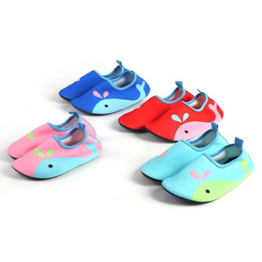 1 Pair Kids Cartoon Swim Shoes Boy Girl Anti Slip Socks Beach Pool Surfing Not Absorbing Water Lightweight Swimming Accessory