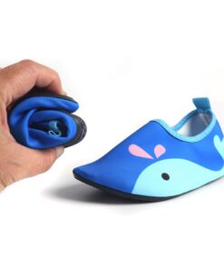 1 Pair Kids Cartoon Swim Shoes Boy Girl Anti Slip Socks Beach Pool Surfing Not Absorbing Water Lightweight Swimming Accessory