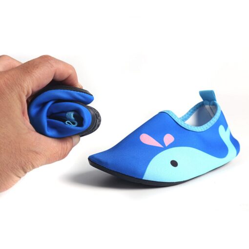 1 Pair Kids Cartoon Swim Shoes Boy Girl Anti Slip Socks Beach Pool Surfing Not Absorbing Water Lightweight Swimming Accessory