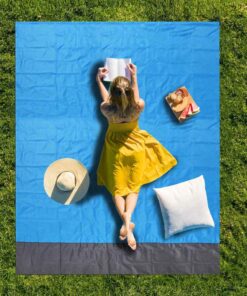 2*2M Portable Picnic Mat Waterproof Beach Mat Pocket Blanket Camping Tent Ground Mat Mattress Outdoor Camping Sleeping Mat