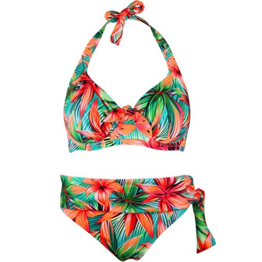 Large size Swimsuit 2020 Sexy Women Swimwear Female Push Up High Waist Bikini Brazilian Bikini set Biquini Bathing Suit Women
