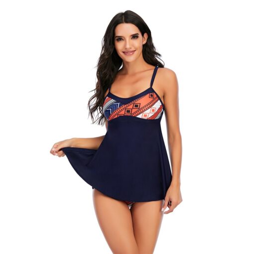 Swimwear Plus Size Female Tankini Bodysuit Two piece Flat angle Bathing Suit 2020 New Sport Swimsuit Women Beach wear Swimming