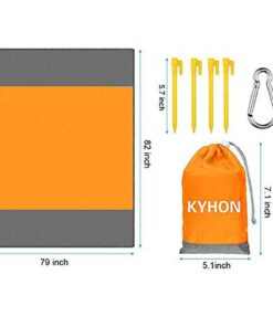 210*200cm Portable Pocket Picnic Mat Waterproof Sand Beach Mat Outdoor Camping Folding Blanket Picknick Tent Cover Bedding Bed#2