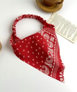 Fashion Women Girls Summer Bohemian Hair Bands Print Headbands Vintage Triangle Turban Bandage HairBands Hair Accessories