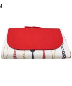 Portable Foldable Outdoor Camping Mat Widen Picnic Mat Plaid Beach Blanket Baby Multiplayer Mat Waterproof Beach Carpet