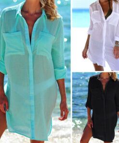 Hot 2019 Cotton Tunics for Beach Women Swimsuit Cover-ups Woman Swimwear Beach Cover up Beachwear Mini Dress Saida de Praia