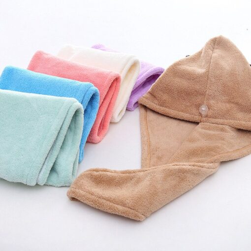 Women Bathroom Super Absorbent Quick-drying Thicker microfiber Bath Towel Hair Dry Cap Salon Towel rapid drying hair towel