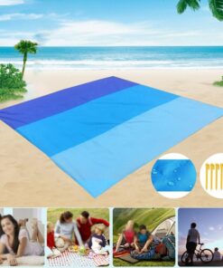 1Days Ship 200x210cm Beach Mat Waterproof Beach Blanket Outdoor Portable Picnic Mat Camping Ground Mat Camping Bed