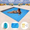 Outdoor Portable Beach Mat Folding Camping Pocket Picnic Mat Waterproof Moistureproof Tent Ground Mattress Lightweight Blanket