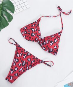 9 Colors Solid Bikini Set 2019 Sexy Push Up Swimwear Women Brazilian Swimsuit Low Waist Biquini Halter Two Pieces Bathing Suit