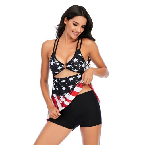 Swimwear Plus Size Female Tankini Bodysuit Two piece Flat angle Bathing Suit 2020 New Sport Swimsuit Women Beach wear Swimming