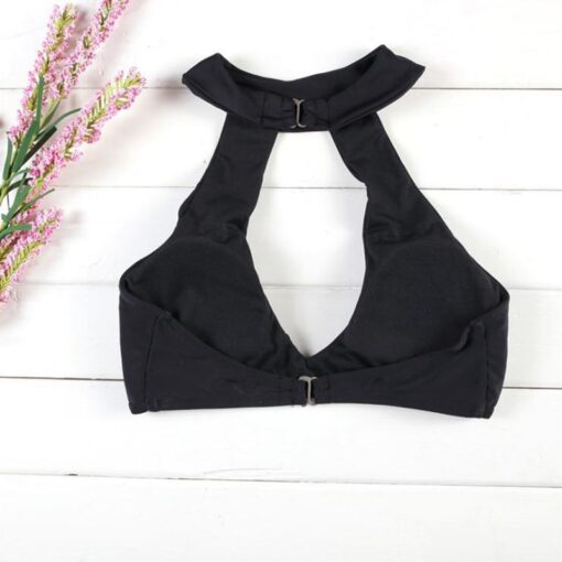 Women Swimsuit Bikini Set Halter Hollow Out 2 Piece Swimming Bathing Suits Female Swimwear 2020 Summer Beachwear Bikinis Set