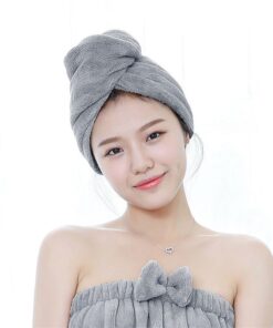 Women Bathroom Super Absorbent Quick-drying Thicker microfiber Bath Towel Hair Dry Cap Salon Towel rapid drying hair towel