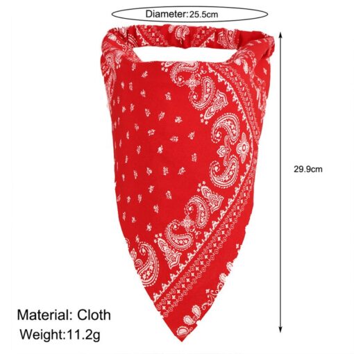 Fashion Women Girls Summer Bohemian Hair Bands Print Headbands Vintage Triangle Turban Bandage HairBands Hair Accessories