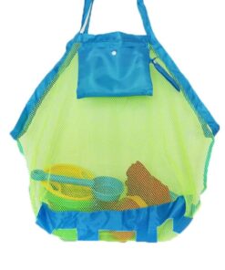 Portable Beach Bag Swimming Bag Outdoor Beach Park Swimming Kids Children Toys Towel Clothes Mesh Storage Bag Organizer