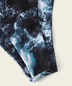 Tie Dye Bikini 2020 High Waist Bikini Push Up Elastic Band Swimsuit Sexy Biquini With Adjustable Strap Swimwear Women 619#3